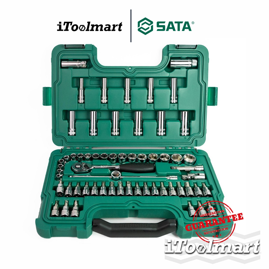 SATA ชุดลูกบล็อก 58 ชิ้น 3/8 นิ้ว 09004