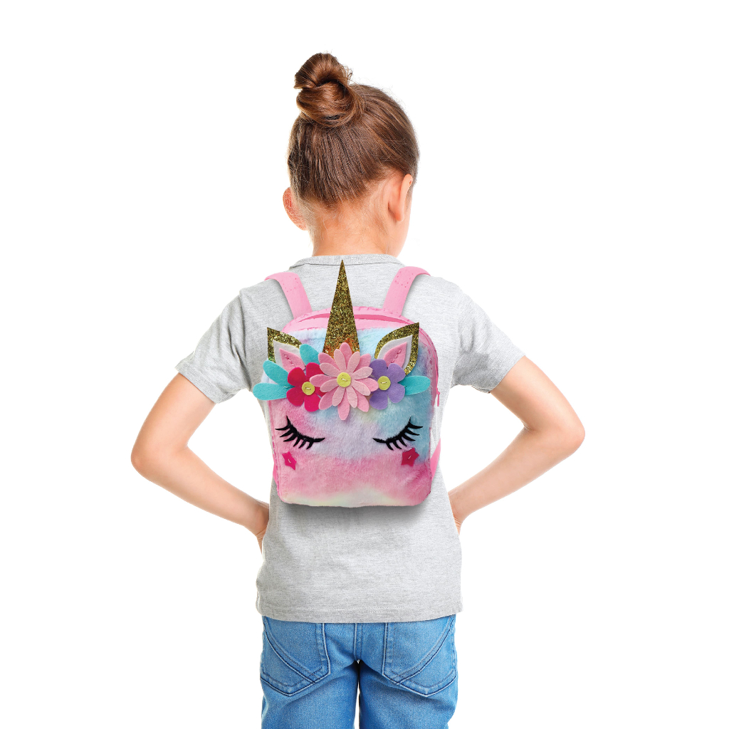 Sew-Star ชุดทำเป้สะพายหลังน้องขนฟู DIY ยูนิคอร์น (Furry Backpack) งานฝีมือ ราคา ถูกที่สุด ดีลบีเคเค แกลเลอรีภาพที่ 7