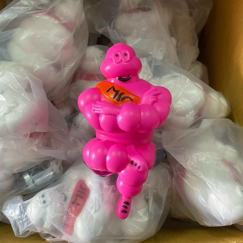 ตุ๊กตามิชลินจิ๋วตัวสี ขนาด6นิ้ว พร้อมขาจับ ติดประดับหน้ารถ - รูปที่ 2