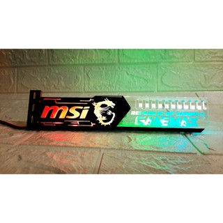 ที่ค้ำการ์ดจอ อคริลิค ไฟ 5v3pin ARGB มีหลายลาย (มีไฟทุกแบบ)