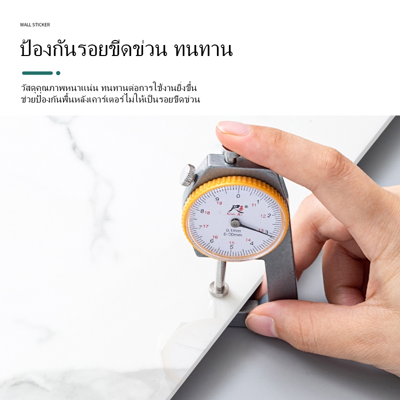 🔥Big Sale🔥สติ๊กเกอร์ติดผนังลายหินอ่อน วอลเปเปอร์ PVC สติ๊กเกอร์ติดผนังโฟม สติ๊กเกอร์ติดผนังห้องครัวและห้องน้ำ - รูปที่ 5