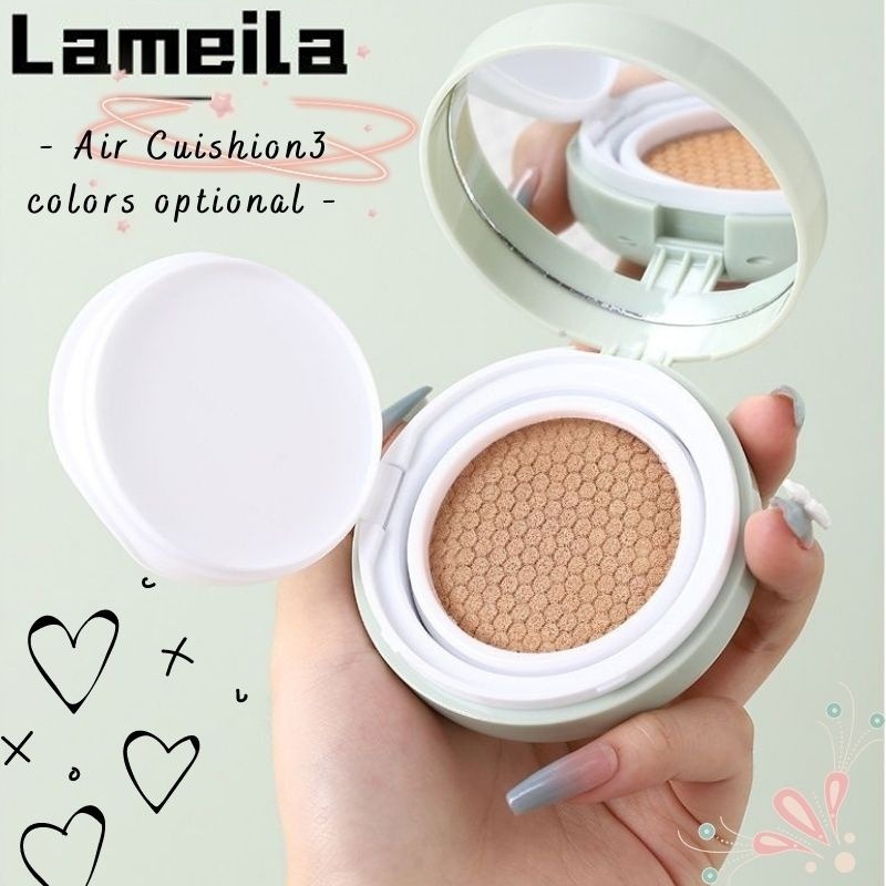 คุชชั่น BB Lameila[ของแท้ มีเลขจดแจ้ง]บีบีครีมรองพื้นกันน้ำสุดพลังง คุมมัน ปริมาณ- กันแดดกันน้ำกันเหงื่อ ปกปิดดีเยี่ย