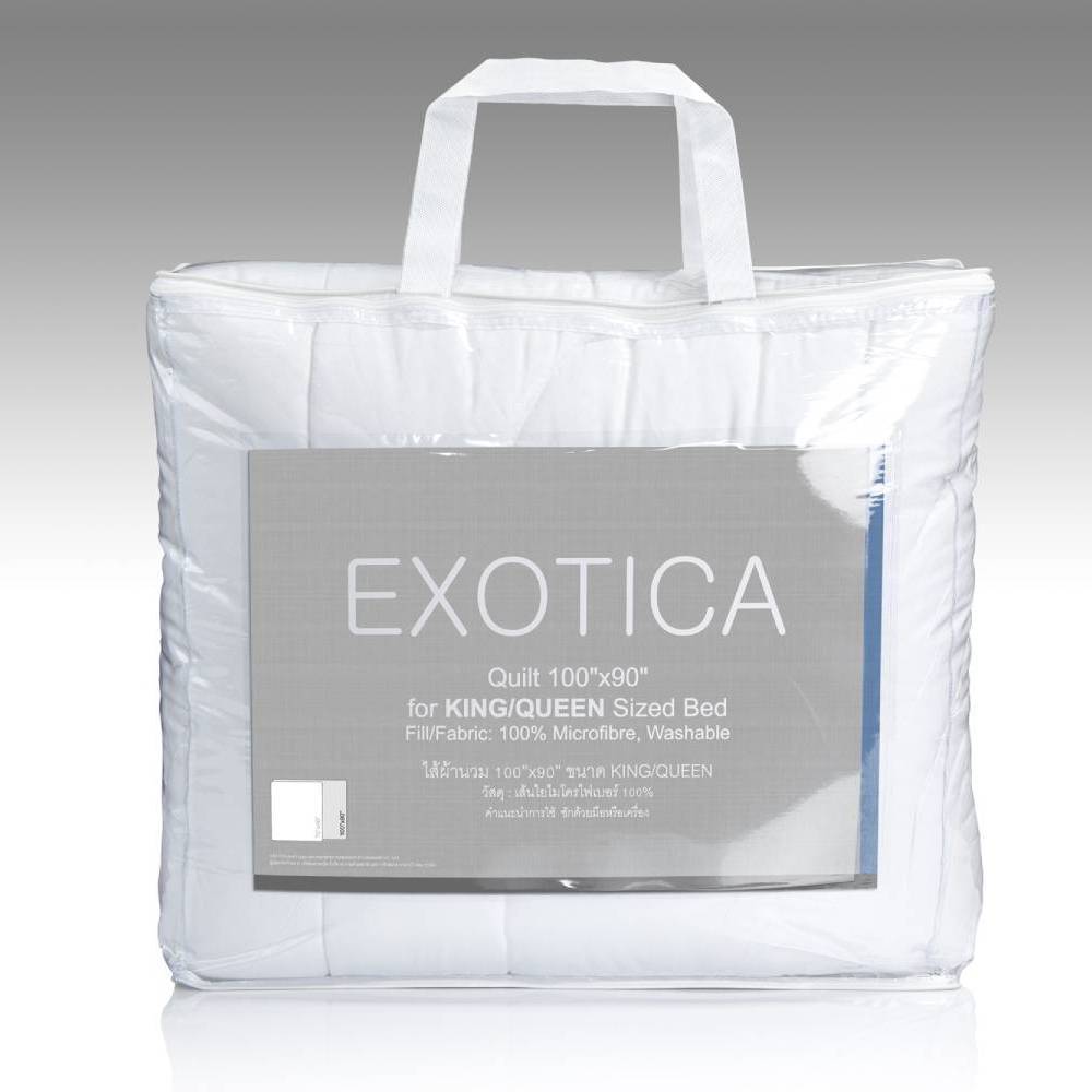 EXOTICA ไส้ผ้านวมใยไมโครไฟเบอร์ สำหรับเตียง 6' หรือ 5'(king/queen size) และ 3.5'(single size)