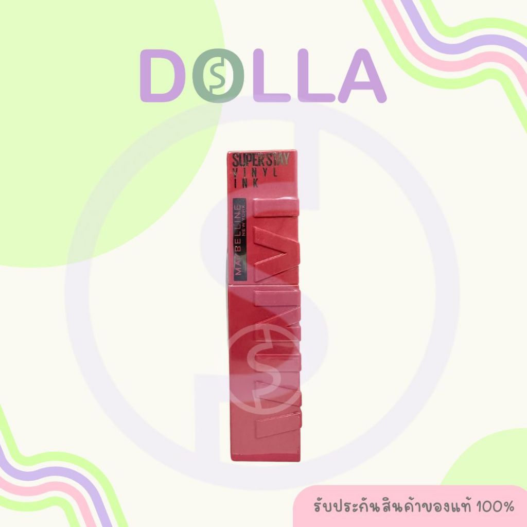 Maybelline Newyork Super Stay Vinyl Ink 145 4.2ml เมย์เบลลีน นิวยอร์ก ซุปเปอร์สเตย์ ไวนิล อิ้งค์ 145