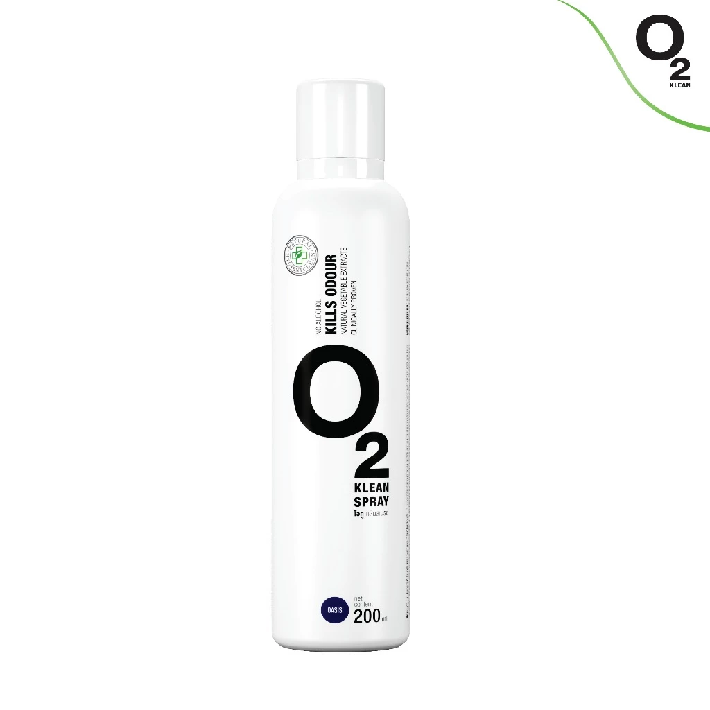 O2 Klean Spray - 200 ml - Oasis scent สเปรย์ดับกลิ่น จากสารสกัดธรรมชาติ