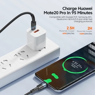 Essager สายชาร์จ PD100W Type C ถึง Type C สายชาร์จเร็วสำหรับโทรศัพท์ Ip15-16 Samsung E-MARK