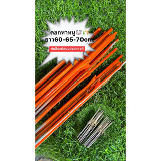 ดอกหาหนู4มิลยาว60-65-70เซนพ่นสีสะท้อนแสงอย่างดี