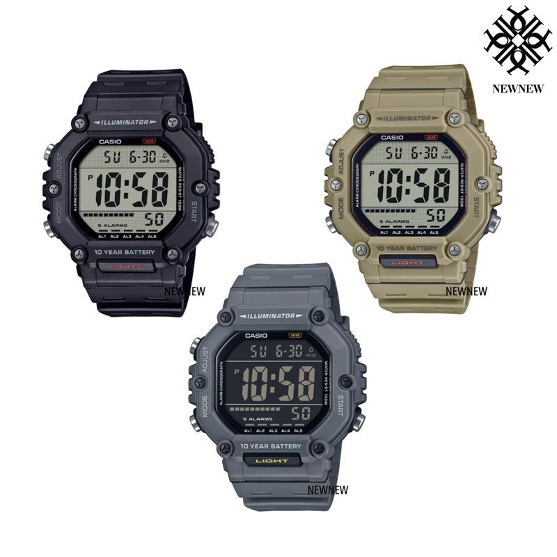 Casio AE-1600H: นาฬิกาข้อมือลุย แบตอึด 10 ปี จอใหญ่อ่านง่าย ทนทานทุกกิจกรรม