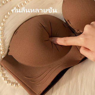Bolubra👙[จาก A ถึง C] บราไร้โครง ตะขอหน้ากันลื่น ดึงขึ้นกระชับ หนา 5 ซม. บราดันทรง พร้อมจำหน่าย