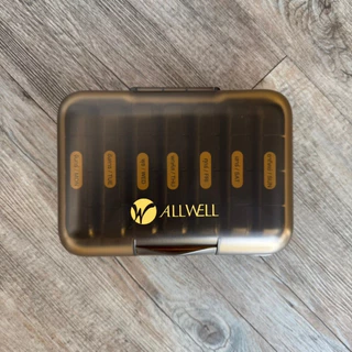 ALLWELL Pill Box B4 ตลับใส่ยารายสัปดาห์ พร้อมกล่องสำหรับพกพา