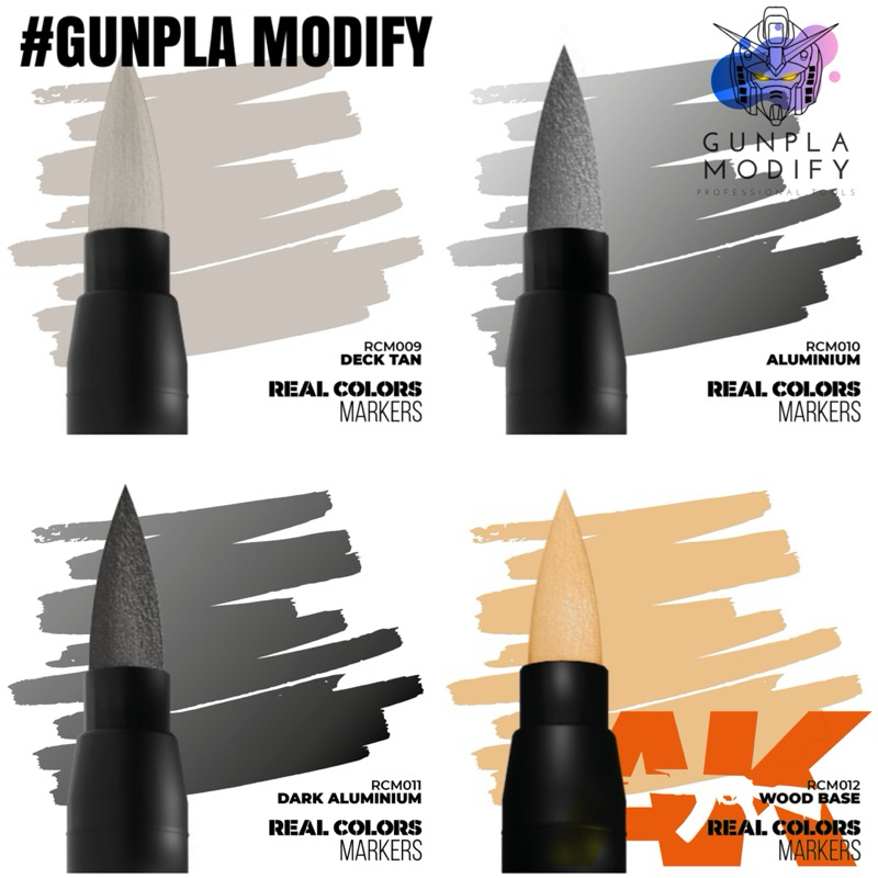 AK INTERACTIVE Real Color Marker ปากกามาร์คเกอร์ ระบายสี อะคริลิคสูตรน้ำ