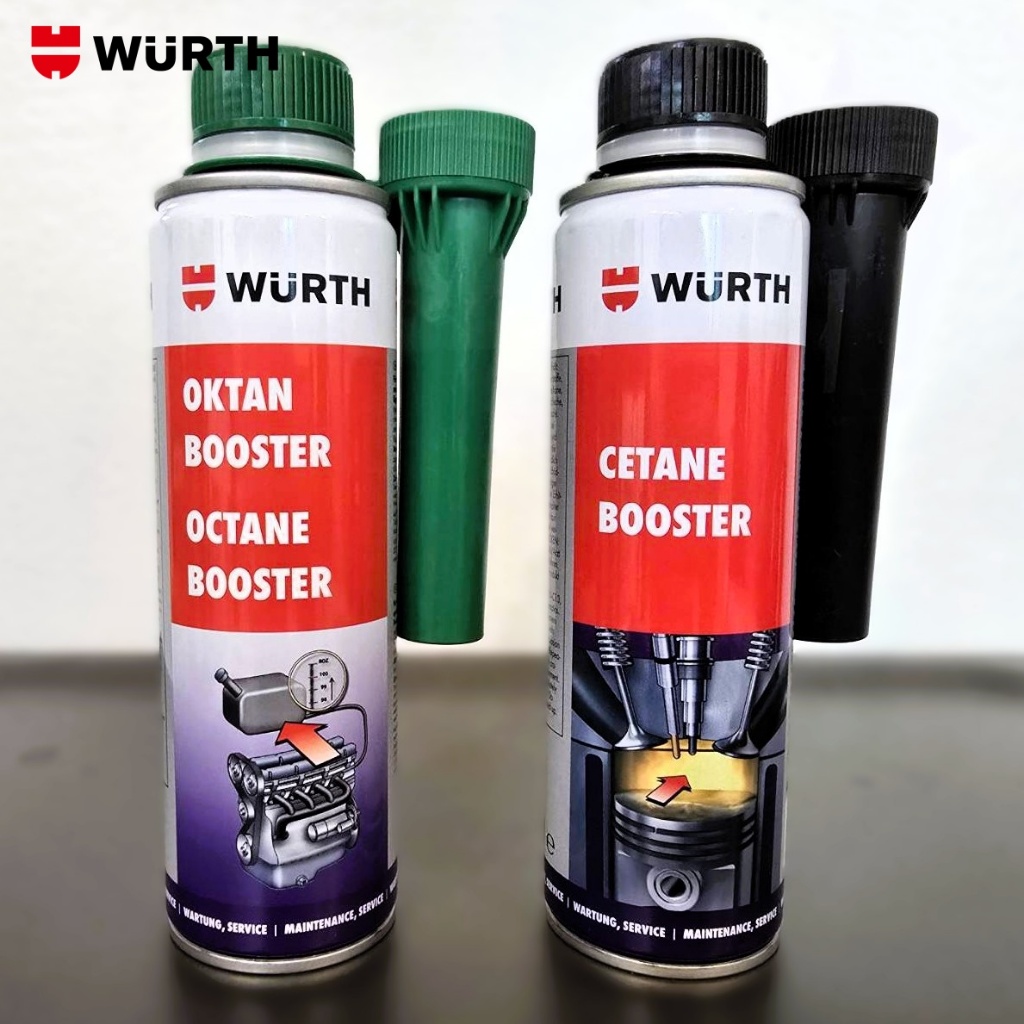 WURTH Cetane Booster สารเพิ่มค่าซีเทน ในน้ำมันดีเซล , Octan Booster น้ำยาเพิ่มค่าออกเทน ในน้ำมันเบนซ