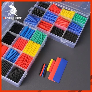 MUSCLE COW ท่อหด 310PC 560PC 800PC เหมาะสำหรับหุ้มสายไฟและสายชาร์จ