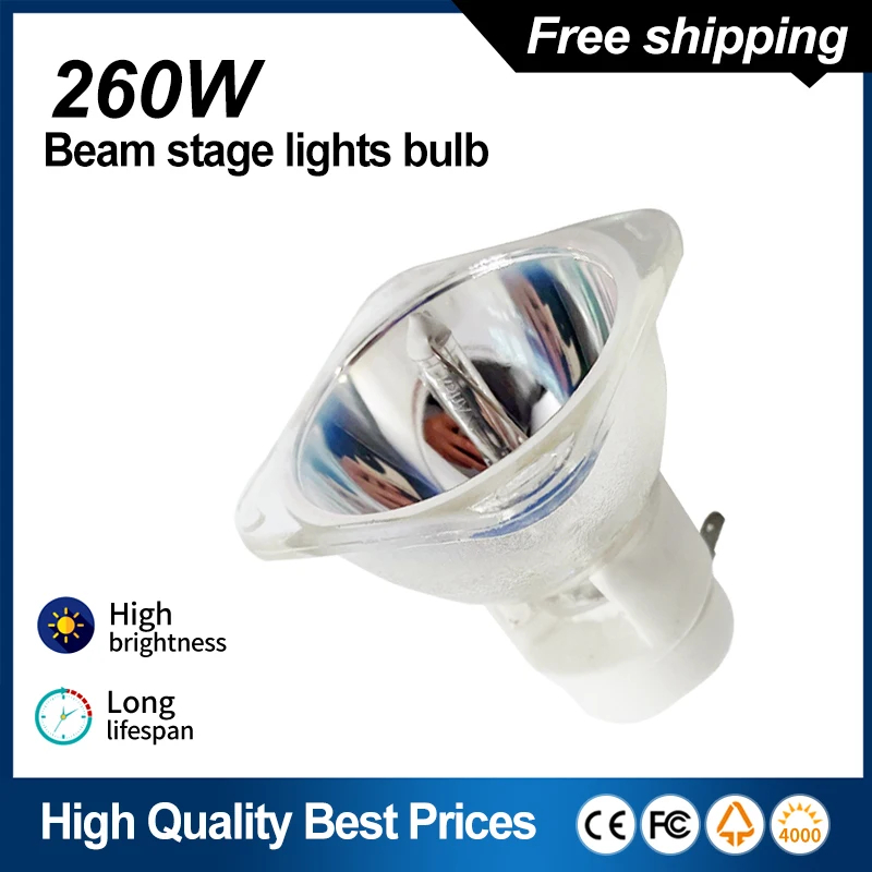 หลอด 9R สำหรับ Mailepu SIRIUS HRI,หลอด Shaker Beam ขนาด 260 วัตต์,เข้ากันได้กับ MSD 9R Platinum Charpy