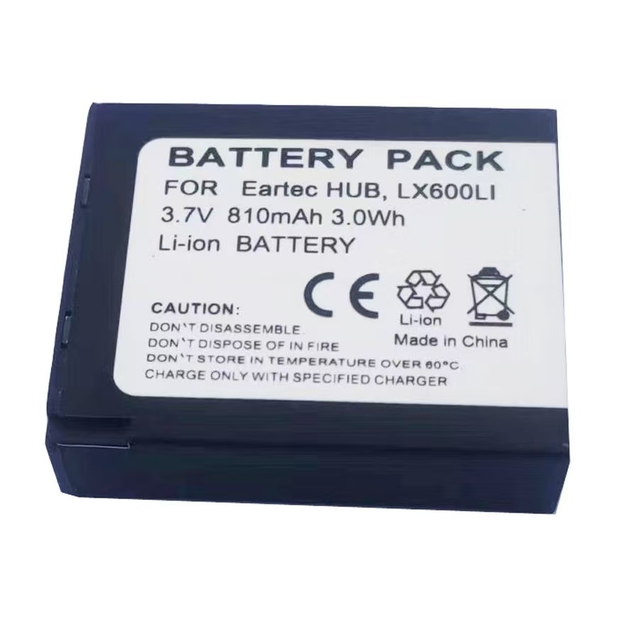 AC Cameron Sino 810mAh Wireless Headset Battery LX600LI for Eartec HUB, UltraLITE, Hub Systems