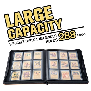 แฟ้มใส่เคสการ์ด สะสมการ์ด Toploader 4/9/12 ช่อง ความจุการ์ด 128/288/384 ใบ
