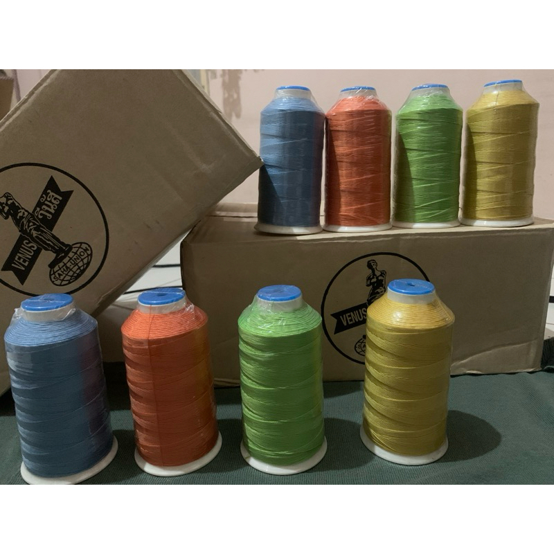 ด้ายไนล่อนวีนัส เบอร์ 6 สำหรับใช้ในการเย็บเบาะ ผ้าใบ หนัง กระเป๋าและงานทั่วไป