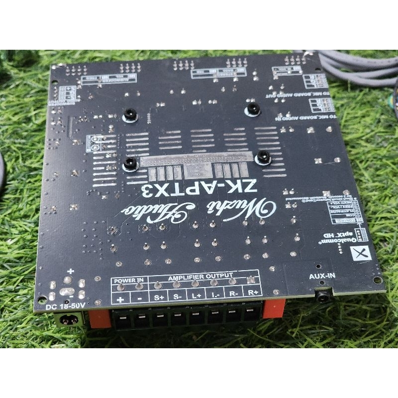 ZK-APTX3 (ย้าย วอลุ่ม) Wuzhii **ของแท้** 1200w (300w+300w+600w) ไฟDC 18-50VDC แอมป์จิ๋ว