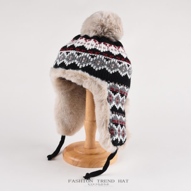 หมวกกันหนาวบุขนปิดหู 🇹🇭ส่งจากไทย **ใส่ได้ศีรษะไม่เกิน 56 ซม.เท่านั้น** - รูปที่ 5