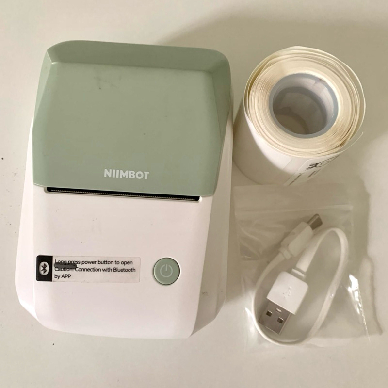 NIIMBOT B1 นิมบอท บี1  ปริ้นชัด1000%  เครื่องพิมพ์ฉลากอัจฉริยะ บาร์โค้ด ป้ายราคา สติกเกอร์ มือสอง ใช