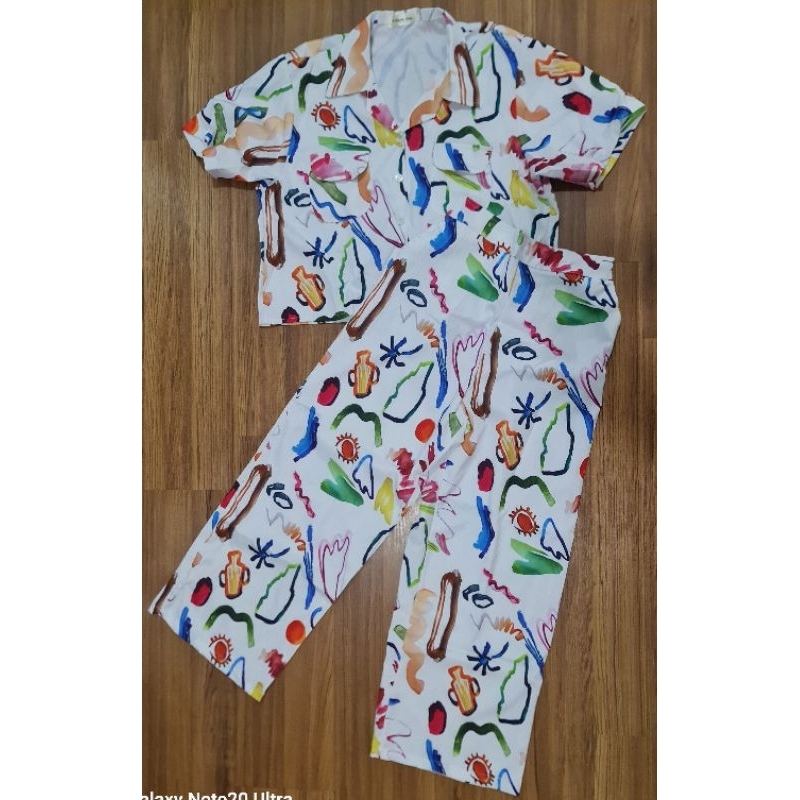 งานแฟชั่นชุดเซทขายาว มือ1 ไซส์ฟรี ป้าย P.pream shop