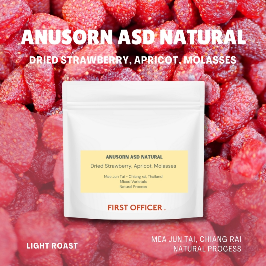 เมล็ดกาแฟ (คั่วอ่อน) ANUSORN ASD Natural [Glocal Selection]