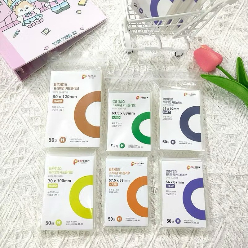 (พร้อมส่งในไทย) ซองใส่โปสการ์ด 50 ชิ้น/1ห่อ หนา ใส่พอดีกับการ์ด Transparent Card Case