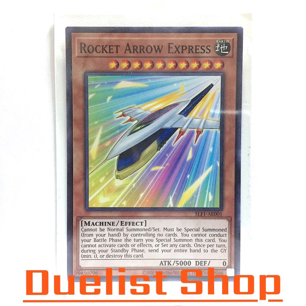 Rocket Arrow Express (N) Monster Earth Level10 [Machine/Effect] ชุด SLF1-AE001 การ์ดยูกิโอ (Yu-Gi-Oh