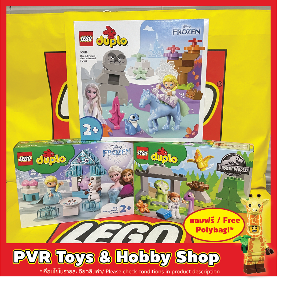LEGO® DUPLO® Disney 10418 10920 10938 Elsa & Bruni in the Enchanted Forest Olaf's Tea Party Dinosaur