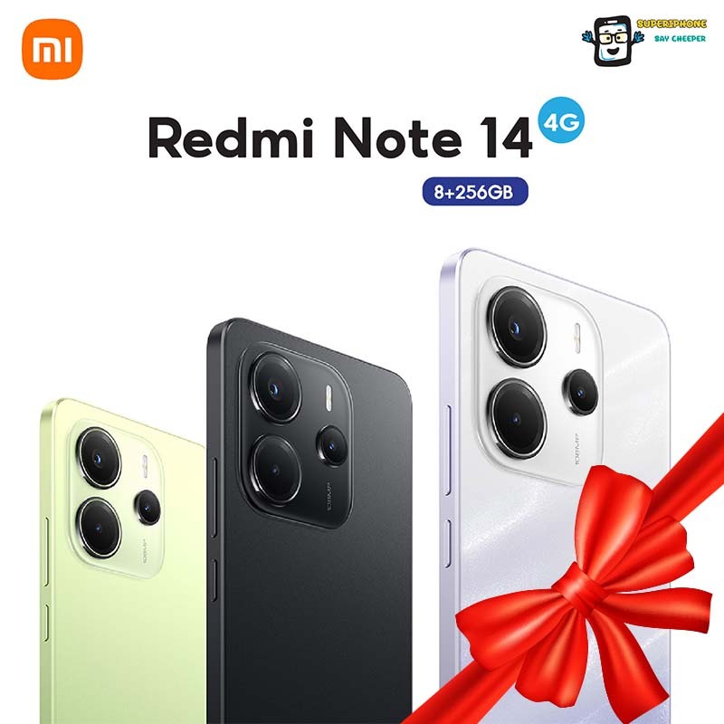 Redmi Note 14 (8+256) พร้อมกล้อง 108 MP ภาพคมชัดทุกมุมมอง(By Shopee  SuperTphone1234)