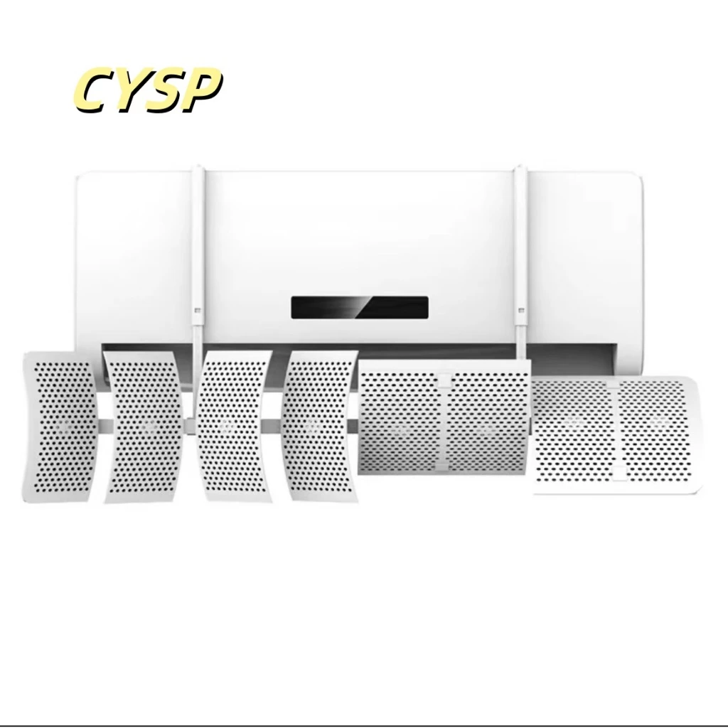 CYSP ที่กั้นแอร์ แผ่นกั้นช่องลมเครื่องปรับอากาศ เเผ่นกั้นช่องลมเเอร์ มีคุณภาพ กันฝุ่น มี 8ใบพัด ป้องกันการสัมผัสแอร์โดย