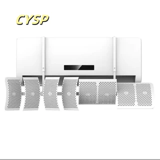 CYSP ที่กั้นแอร์ แผ่นกั้นช่องลมเครื่องปรับอากาศ เเผ่นกั้นช่องลมเเอร์ มีคุณภาพ กันฝุ่น มี 8ใบพัด ป้องกันการสัมผัสแอร์โดย