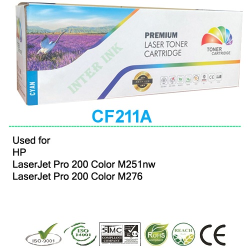 หมึก CF211A (131A) สีฟ้า Color Box