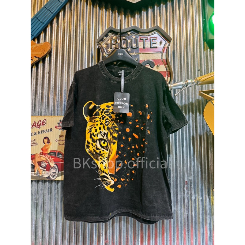 เสื้อยืด ผ้าฟอก ลายเสือ | BK.shop 🌈