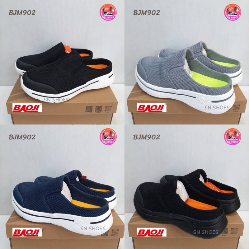 รองเท้าผ้าใบBAOJI เเท้100% BJM 902 รองเท้าผ้าใบผู้ชาย ไซร้ 41-45