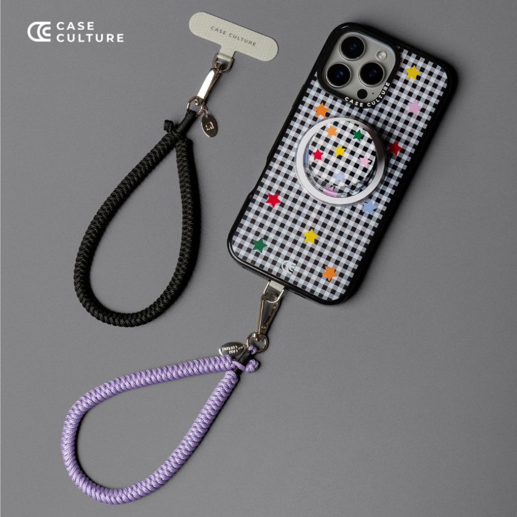 สายคล้องโทรศัพท์ แถมฟรี! แผ่นคล้อง Wrist Strap with Card