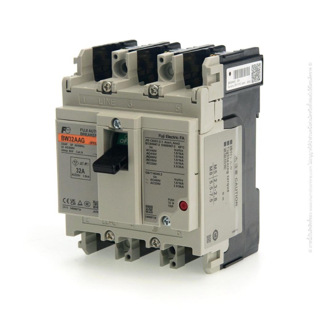 เบรกเกอร์ 32A 3P FUJI BW32AAG