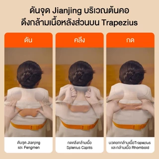 breo N6 mini เครื่องนวดคอ บ่า ไหล่ Neck&Shoulder Massager Hall Sensor ตรวจจับสรีระ เข้าถึงพังผืด