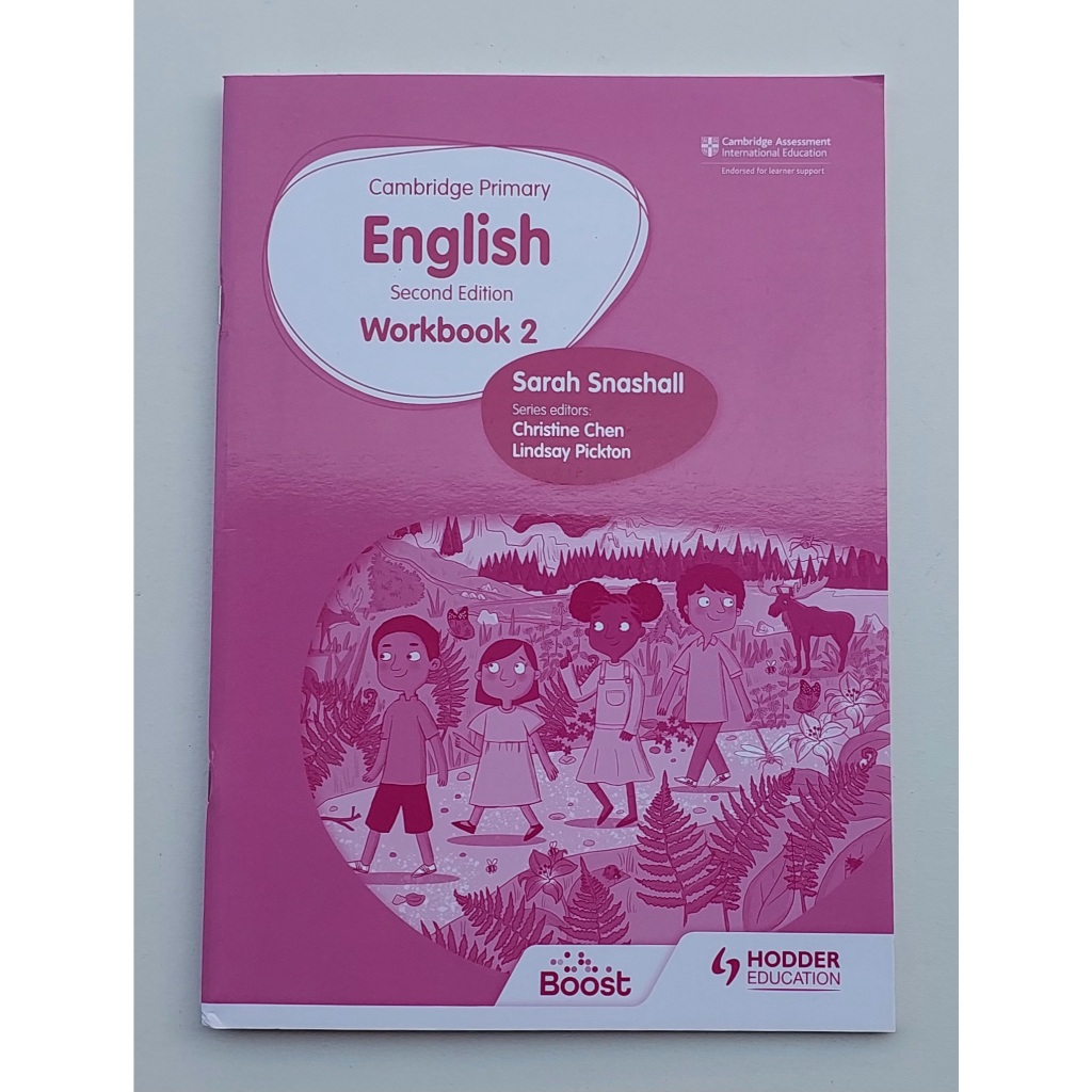 หนังสือ แบบฝึกหัด ภาษาอังกฤษ2 Hodder Cambridge Primary English workbook 2 80Page