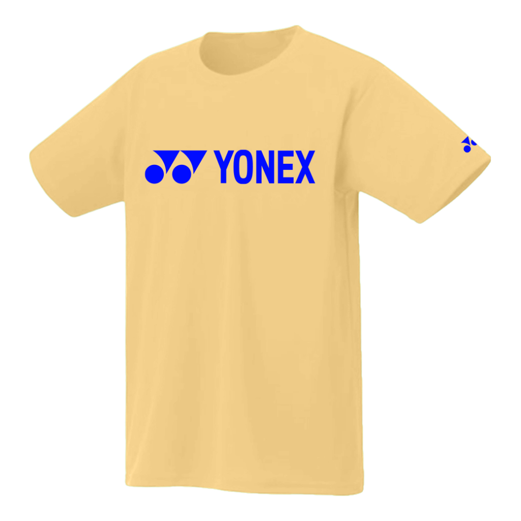 เสื้อกีฬาแบดมินตันสีเหลืองไข่ Biglogo YONEX
