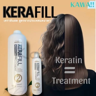 kerafill Keratin เคราฟิล เบอร์2 เคราตินสด เนื้อครีมเหลือง และสีม่วง ขนาด 280 มล ของแท้ มีเลขจดแจ้ง