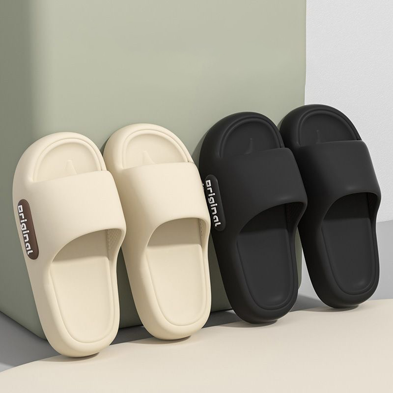 D&F Shoes รองเท้าแตะ EVA อ่อนนุ่ม รองเท้าแตะลําลอง สําหรับผู้ชาย รองเท้าแตะในร่ม ด้านล่างนุ่ม ป้องกันการลื่นไถล 011403