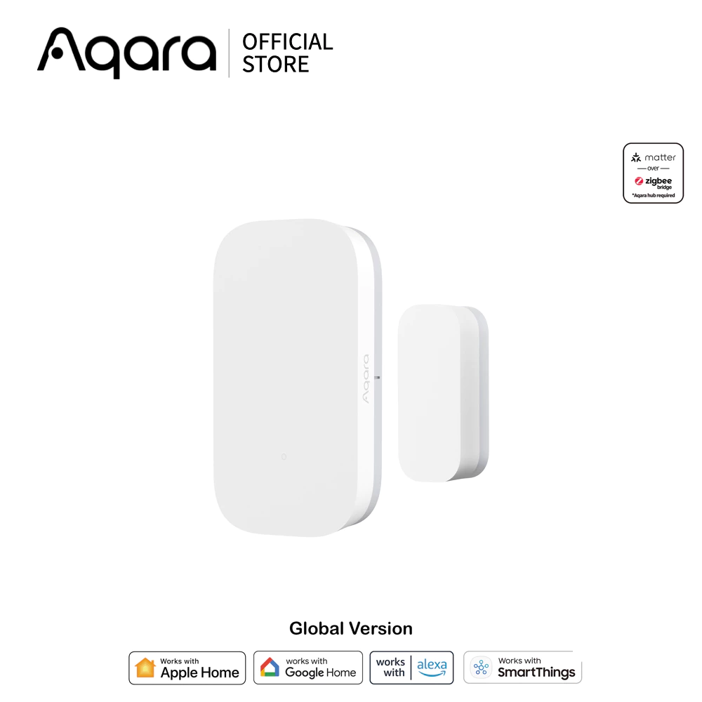 Aqara Door and Window Sensor T1 เซ็นเซอร์ประตูหน้าต่างอัจฉริยะ Zigbee 3.0 รองรับ Matter ผ่าน Hub
