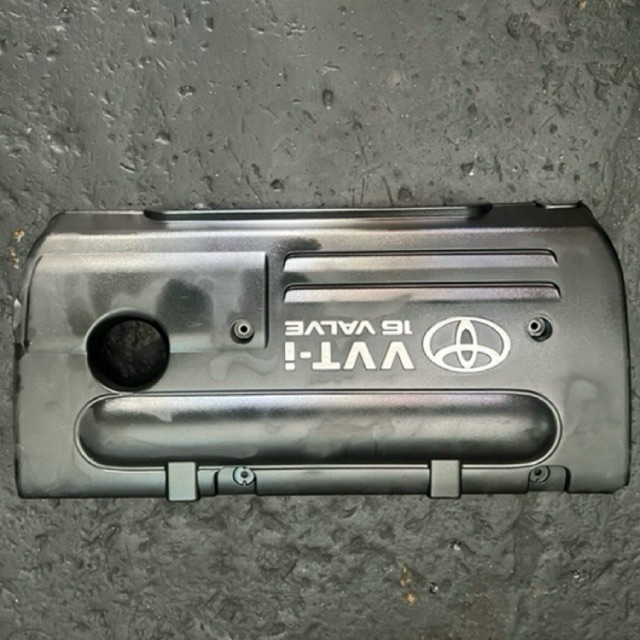 ฝาครอบเครื่องToyota altis2008-2009 เครื่อง1zz ด้านข้างโครงถอดแท้ญี่ปุ่นสติ๊กเกอร์สีขาวดูรูปก่อนกดซื้อ