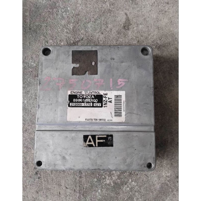 กล่องเครื่อง กล่อง ECU วีออส 1NZ ECU TOYOTA VIOS 1NZ