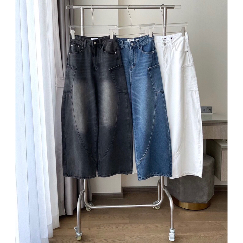 Balloon Jeans กางเกงยีนส์บอลลูน รุ่น 61533 TAG FSY🇰🇷
