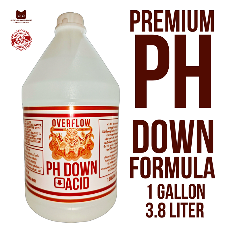 Premium pH Down formula 3.8 ลิตร อย่างดี ใช้ยาวๆ