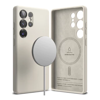 Ringke - เคสสำหรับ Galaxy S25 / S25 Plus / S25 Ultra รุ่น Silicone Magnetic