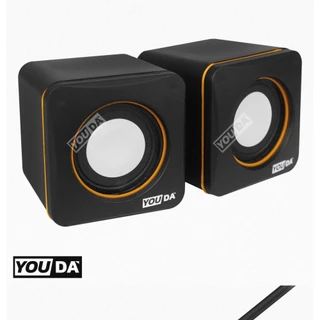 YOUDA ลำโพงคอมพิวเตอร์ 2.0 รับประกัน 1ปี พร้อมที่ปรับระดับเสียง ลำโพงUSB Y-101Z ลำโพงUSB ชุดลำโพง2.0 ลำโพงคอม สเตริโอ2.0