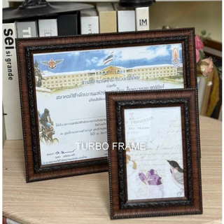 กรอบรูปลายทอง ขนาดภาพ 3x4" , 3.5x5" ,4x6”,5x7”,6x8”,A5 , 7x9" , B5 ราคาโรงงานพร้อมกระจกใส ขาตั้ง หูแขวนผนัง